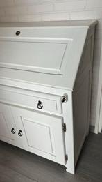 Witte Kast met Bureauklep, Huis en Inrichting, Kasten | Buffetkasten, Ophalen, Minder dan 50 cm, Gebruikt, 100 tot 150 cm