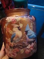 Bronzen vaas met vogels, Huis en Inrichting, Woonaccessoires | Vazen, Ophalen of Verzenden