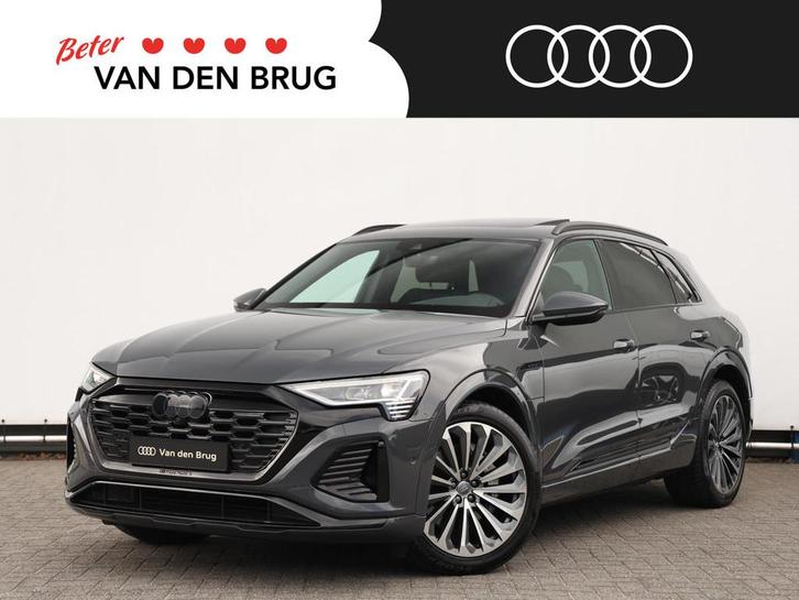 Audi Q8 e-tron 50 quattro S Edition 95 kWh | Pano | Elektr., Auto's, Audi, Bedrijf, Te koop, Q8 e-tron, 4x4, ABS, Achteruitrijcamera