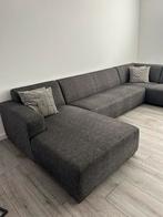 L vormige bank met loungegedeelte ZGAN, 300 cm of meer, 150 cm of meer, Stof, Zo goed als nieuw