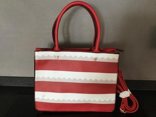 Nieuwe handige zomerse tas rood wit, Sieraden, Tassen en Uiterlijk, Tassen | Damestassen, Nieuw, Rood, Ophalen of Verzenden