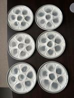 6 prachtige oesterborden, Ophalen of Verzenden, Zo goed als nieuw, Bord(en), Overige stijlen