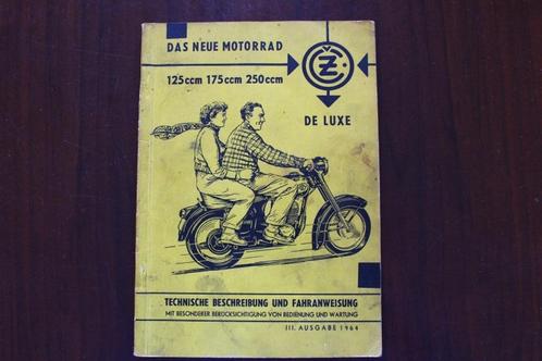 CZ 125cc 175cc 250cc de Luxe 1964 bedienungs anleitung 453, Motoren, Handleidingen en Instructieboekjes, Overige merken, Ophalen of Verzenden
