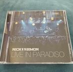 CD/DVD Nick & Simon live in Paradiso, Ophalen of Verzenden, Zo goed als nieuw, Pop