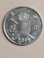 Bijzondere 1 gulden Munt 2001, Postzegels en Munten, Munten | Nederland, Ophalen of Verzenden, Koningin Beatrix, Euro's, Losse munt