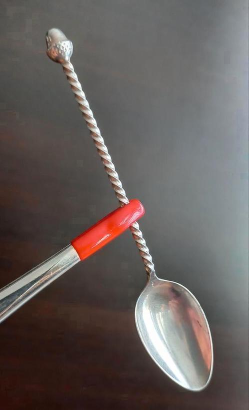 Antiek zilveren lepel met keurmerk, Antiek en Kunst, Antiek | Goud en Zilver, Zilver, Ophalen of Verzenden