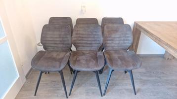 6 Eettafelstoelen - Set beschikbaar voor biedingen