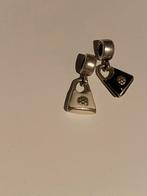 Bedels tasje zwart ecru Pandora armband, Pandora, Ophalen of Verzenden, Zo goed als nieuw, 2 of 3 bedels