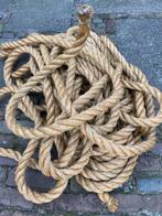 Kabel/touw jute 24mm dik, 27 meter lang., Watersport en Boten, Ophalen of Verzenden, Zo goed als nieuw, Overige typen
