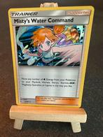 Misty’s Water Command holo 63/68 Pokémon Hidden Fates, Ophalen of Verzenden, Zo goed als nieuw, Losse kaart