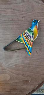 Vintage blikken speelgoed fluitende vogel, Ophalen of Verzenden