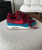 Nike air max 1 burgundy teal 38,5, Ophalen of Verzenden, Zo goed als nieuw