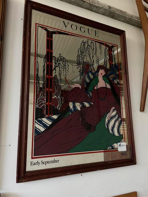 Vogue wandspiegel decoratie design vintage antiek, Antiek en Kunst, Antiek | Spiegels, Minder dan 100 cm, Ophalen