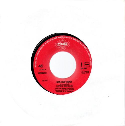 Gibson Brothers: Non stop dance, Cd's en Dvd's, Vinyl Singles, Gebruikt, Single, Pop, 7 inch, Verzenden