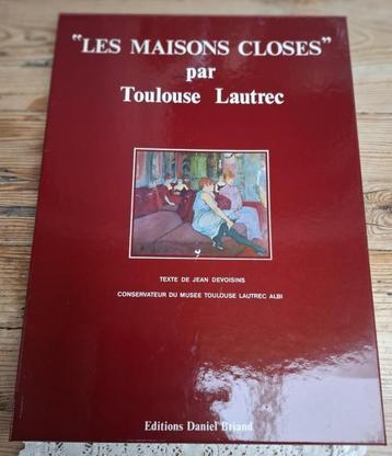 Portfolio, 10 prenten Toulouse Lautrec " Les Maison Closes " beschikbaar voor biedingen