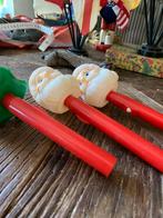 kerst vintage kerstversiering kerstman boom celluloid rubber, Diversen, Kerst, Gebruikt, T, Ophalen of Verzenden, N
