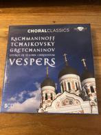 CD Box Rachmaninoff, Tchaikovsky, Gretchaninov - Vespers (5c, Boxset, Ophalen of Verzenden, Zo goed als nieuw, Classicisme