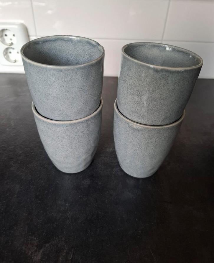 Mokken, Huis en Inrichting, Keuken | Servies, Zo goed als nieuw, Kop(pen) en/of Schotel(s), Overige stijlen, Ophalen of Verzenden