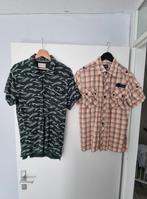2 x Cast Iron en G-Star overhemden met korte mouwen, maat M, Kleding | Heren, Overhemden, Ophalen of Verzenden, Zo goed als nieuw