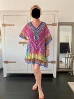 Gekleurde strand jurk poncho cover up zomer onesize NIEUW!, Kleding | Dames, Jurken, Maat 42/44 (L), Ophalen of Verzenden, Zo goed als nieuw