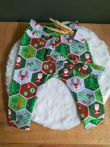 Kerst Broekje + Haarbandje 62/68 - Handgemaakt! beschikbaar voor biedingen