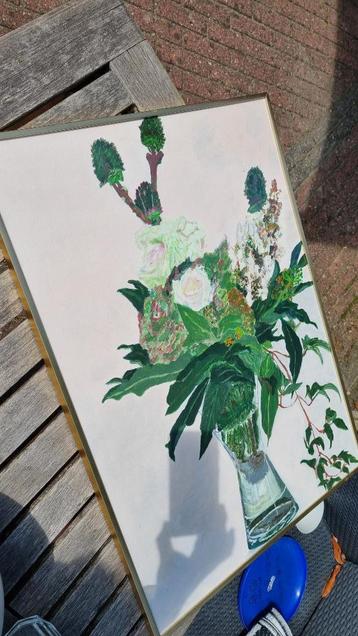 schijderij met glas lijst beschikbaar voor biedingen