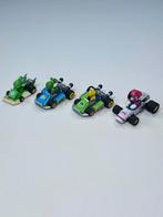 Mario Kart 4 set Pullback car - Koopa Troopa en Super Mario, Verzamelen, Poppetjes en Figuurtjes, Ophalen of Verzenden, Gebruikt