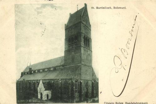 St. Martinikerk, Bolsward. - 1900 gelopen, Verzamelen, Ansichtkaarten | Nederland, Gelopen, Friesland, Voor 1920, Verzenden