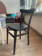 2 zwarte houten stoelen, Huis en Inrichting, Ophalen, Twee, Zwart, Zo goed als nieuw
