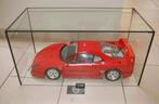 UNIEK 1:8 POCHER Ferrari F40 rosso red + vitrine INFO  WRH, Hobby en Vrije tijd, Modelauto's | 1:5 tot 1:12, Ophalen of Verzenden