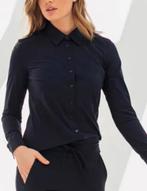 Studio anneloes poppy blouse L zwart travelstof, Zwart, Ophalen of Verzenden, Zo goed als nieuw