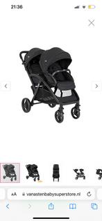 Joie duobuggy incl babynestje, maxicose en isofix!, Ophalen, Zo goed als nieuw, Overige merken, Verstelbare rugleuning