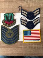 Amerikaanse Militaire Patches Set, Ophalen of Verzenden, Luchtmacht, Amerika, Embleem of Badge
