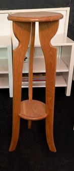 Een licht eiken plantentafeltje, Huis en Inrichting, Ophalen, Gebruikt