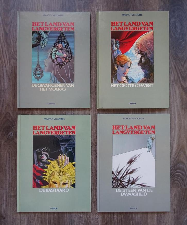 Het Land Van Langvergeten - 4 hardcovers (allemaal 1e druk), Boeken, Stripboeken, Zo goed als nieuw, Complete serie of reeks, Verzenden