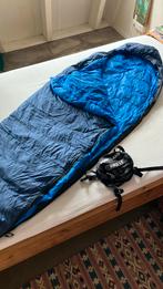 Donzen mummyslaapzak lowland kibo 795 gram, Caravans en Kamperen, Slaapzakken, Ophalen of Verzenden, Zo goed als nieuw