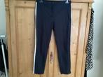 Broek donkerblauw met witte bies maat M, Zara, Ophalen of Verzenden, Zo goed als nieuw, Blauw