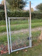 Gegalvaniseerde loop poort / hekwerk breedte 1 meter, Ophalen of Verzenden, Zo goed als nieuw, IJzer, Spijlenhekwerk