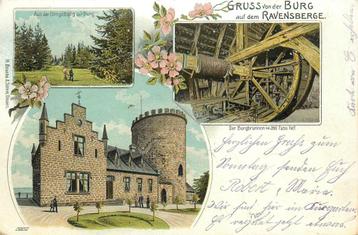 (701-272-051) Burg auf dem Ravensberg Litho beschikbaar voor biedingen
