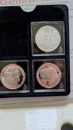 Setje van 3 Koninklijke Gedenkmunten zilver, Setje, Koningin Beatrix, Geboorte of Huwelijk, Overige waardes