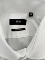 Wit overhemd Hugo Boss maat 40, Kleding | Heren, Overhemden, Wit, Zo goed als nieuw, Hugo Boss, Halswijdte 39/40 (M)