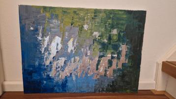 Abstract schilderij  beschikbaar voor biedingen
