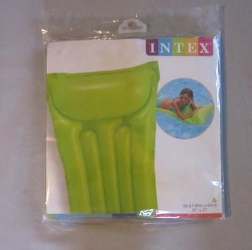 INTEX Doorzichtg groen lucht matras voor op het water beschikbaar voor biedingen