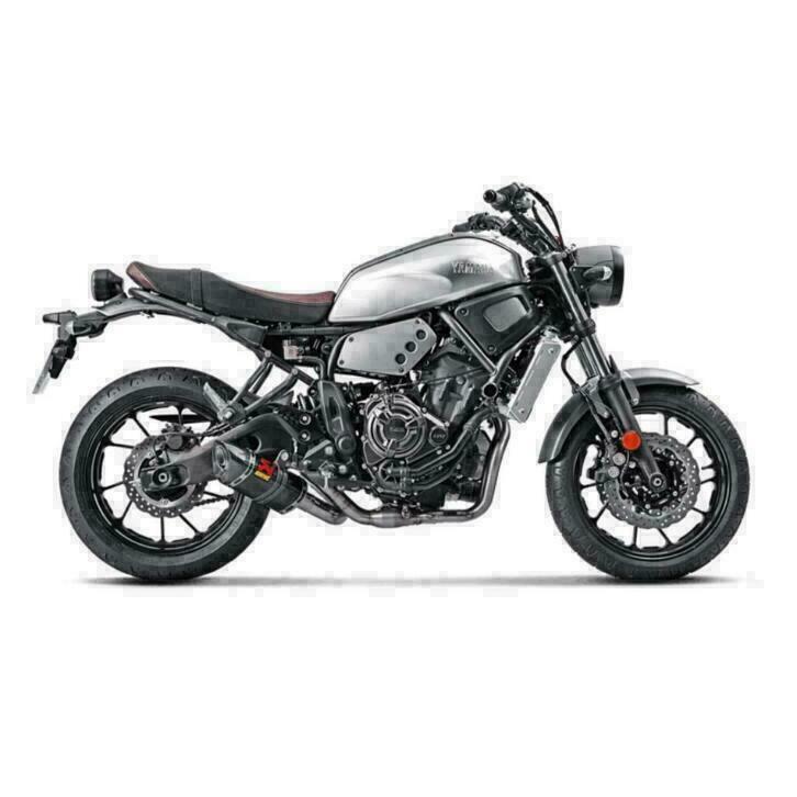 Akrapovic uitlaatsysteem XSR 700 met carbon uitlaatdemper, Motoren, Tuning en Styling, Ophalen of Verzenden