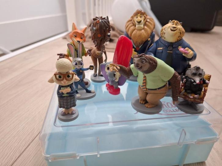 Zootropolis Speelfiguren Set, Verzamelen, Poppetjes en Figuurtjes, Zo goed als nieuw, Ophalen