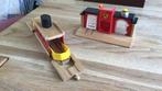 Brio brandweergarage en pont, Kinderen en Baby's, Speelgoed | Houten speelgoed, Ophalen of Verzenden, Gebruikt, Overige typen