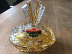 Kristallen bakje met deksel/bonbonniere, Antiek en Kunst, Antiek | Glas en Kristal, Ophalen of Verzenden