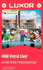 2 Kaartjes Paw Patrol - 15 februari 14.00, Tickets en Kaartjes, Twee personen, Ticket of Toegangskaart