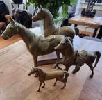 4 x Paarden van koper - brons, Brons, Ophalen