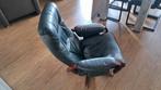 Vintage leren fauteuil, gratis ophalen, Ophalen